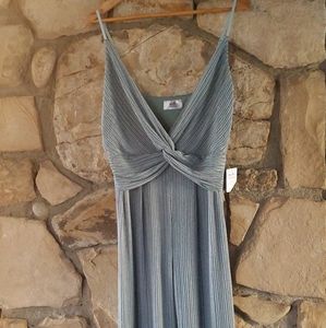 NWOT Bonita I Sage Polyester Blend Maxi Romper Jumpsuit SZ: L